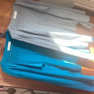 Faded Glory blue and grey cardigans size s